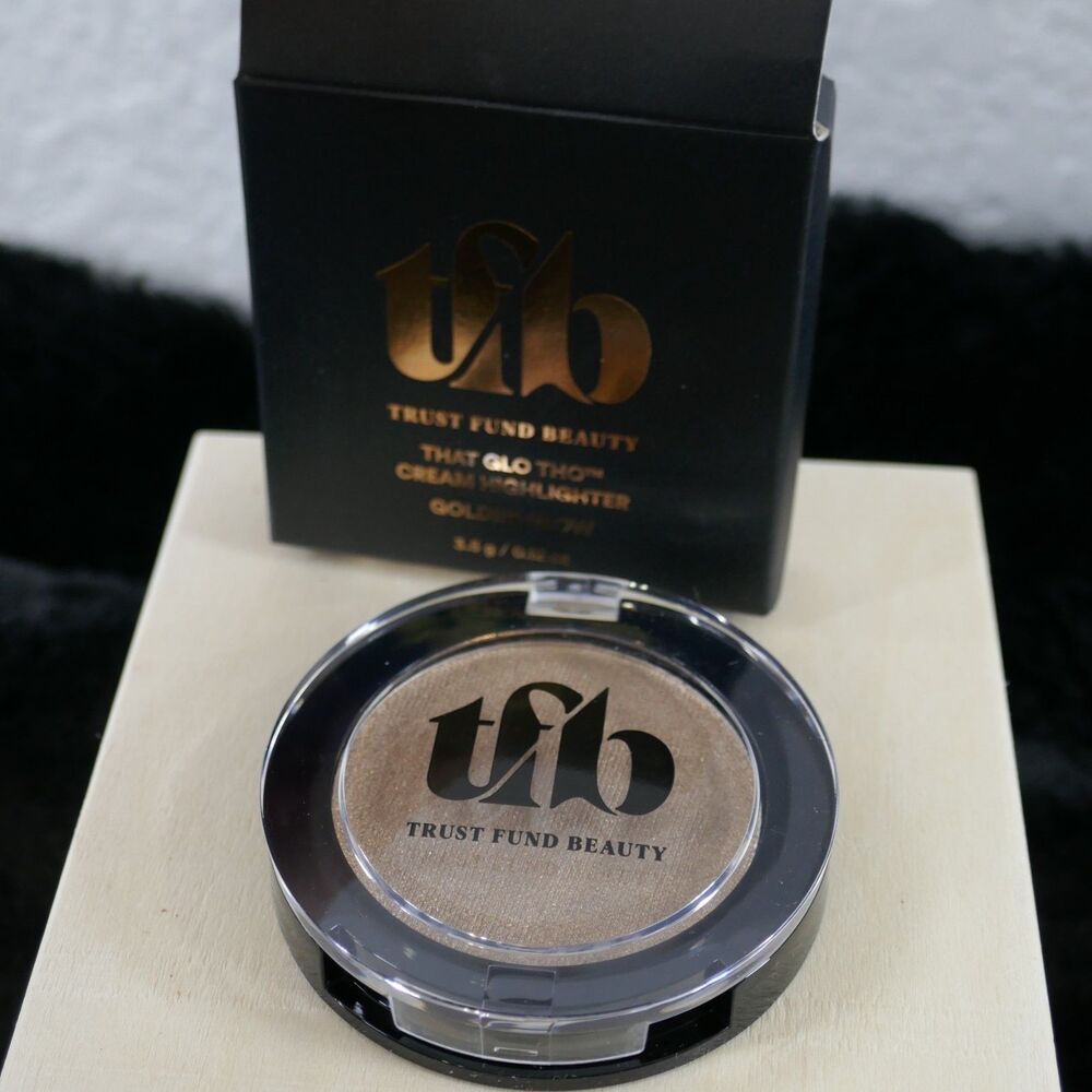 Trust Fund Beauty • That Glo Tho Cream Highlighter In Golden Glow 0.12 oz • NIB